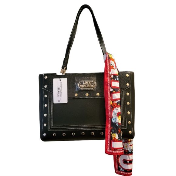Love Moschino Handbags - Love Moschino Scarf Tie Tote Bag